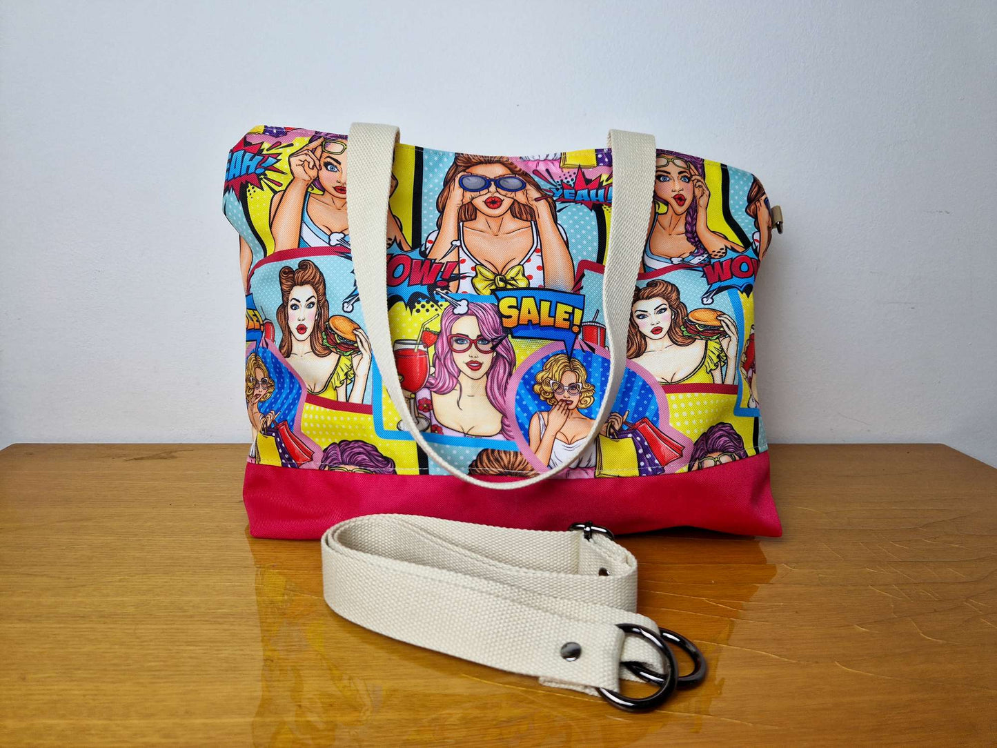 Coral Cartoon Sea Bag