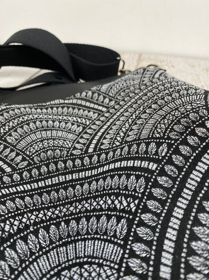 Pre-order black and silver Gemma Oriente bag